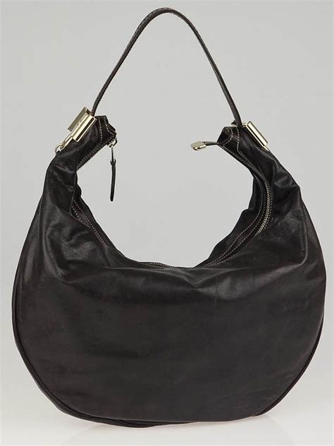 gucci brown leather duchessa hobo bag|gucci bamboo hobo bag.